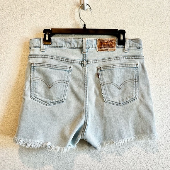 Vintage Levi’s 540 Cut Off Shorts Women’s 34 Flex Denim High Rise Distressed - Picture 8 of 10